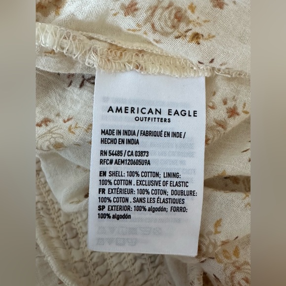 American Eagle Ruffle Scoop Neck Romper - Picture 10 of 11